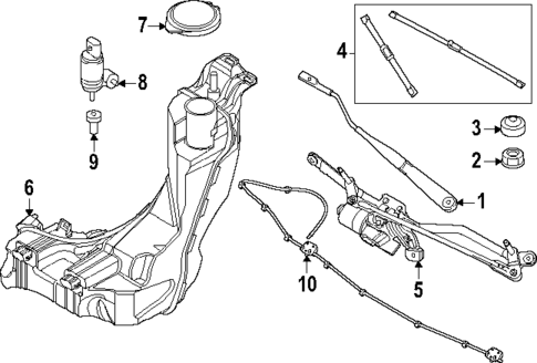 Wiper & Washer Components for 2025 BMW 228 xDrive Gran Coupe #0