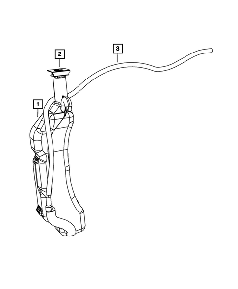 Engine Coolant Reservoir (Bottle) for 2019 Dodge Grand Caravan #0
