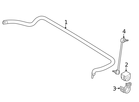 Stabilizer Bar & Components for 2000 BMW Z8 #1