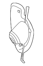 F4ZZ3C611A - Steering: Lower Boot for Ford: Mustang Image