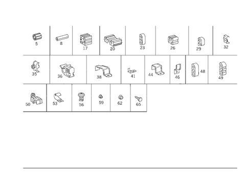 Hydraulic Line Mounting Parts for 1993 Mercedes-Benz 500SEL #2
