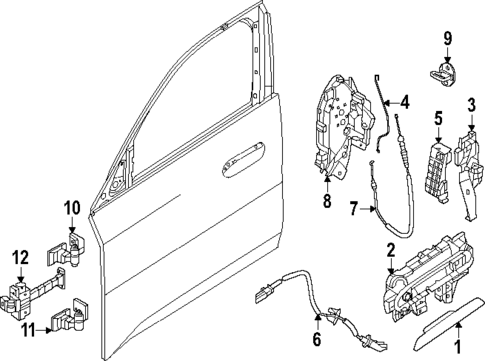 Lock & Hardware for 2025 BMW X2 #0