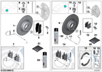 34216855003 - : Brake Disc, Ventilated for BMW Image