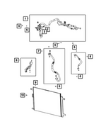68574091AB - Air Conditioners and Heaters: A/c Suction And Liquid Line for Mopar Image image