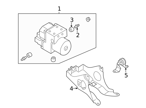 ABS Components for 2003 Subaru Impreza #0