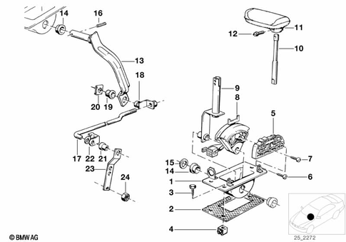 Gearshift Automatic Transmission for 1986 BMW 318i #0