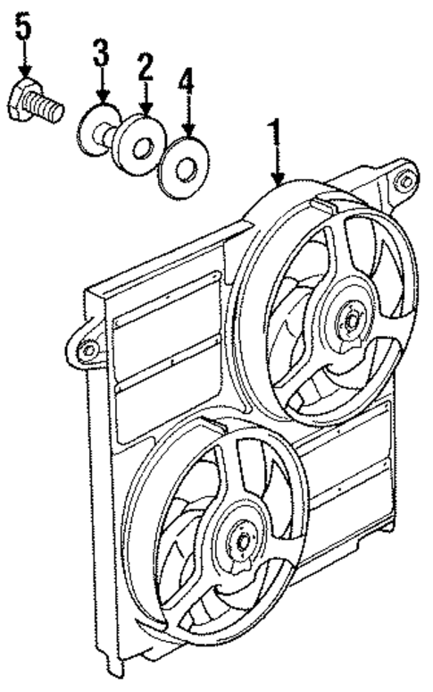 Cooling Fan for 1997 Jaguar XJ6 #0