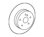 5135505AB - Brakes: Rotor for Chrysler: Crossfire Image