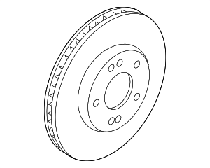 51712G2000 - Brakes: Disc Brake Rotor Front for Kia: Niro Image