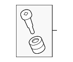 1T0998754 - Body: Wiper Linkage Hardware Kit for Volkswagen Image