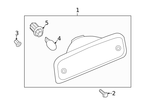 High Mounted Stop Lamp for 2020 Nissan NV1500 #0
