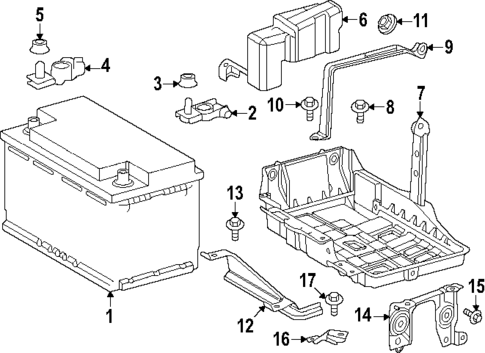 Battery for 2024 Lexus GX550 #0