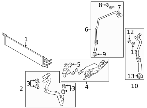 Trans Oil Cooler for 2023 Ford Escape #0