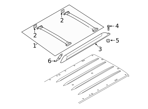 Luggage Carrier for 2012 Ford Escape #0