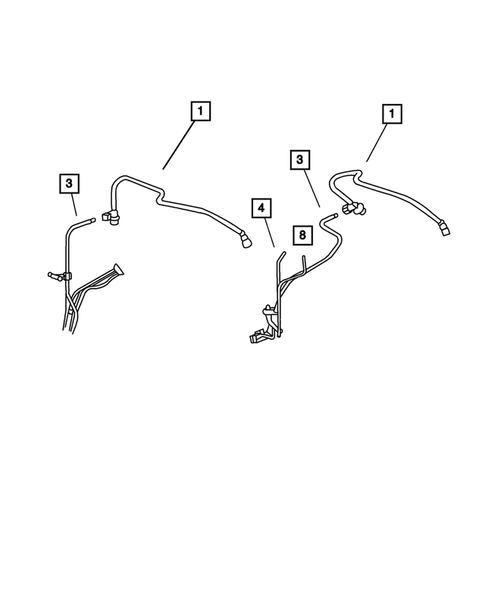 Fuel Lines for 2006 Chrysler PT Cruiser #0