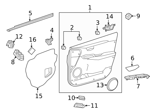 Mirrors for 2020 Lexus NX300 #1