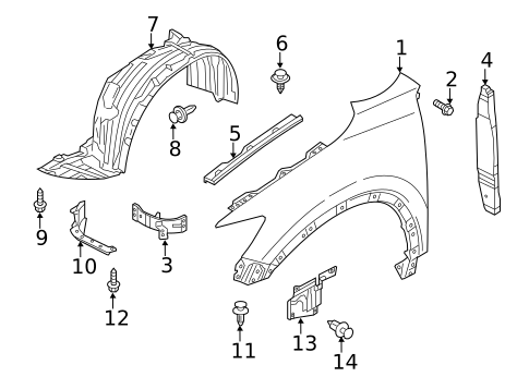 Fender & Components for 2018 Mazda 3 #0