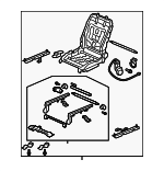 81126SZAA42 - : Seat Frame for Honda Image