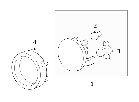 Bulbs - Chassis for 2008 GMC Acadia #1