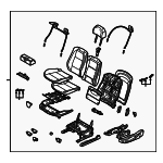 52100302844 - Body: Seat Assembly for BMW: 325Ci, 330Ci, M3 Image