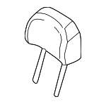 52107063367 - Body: Headrest for BMW: 323Ci, 323i, 325Ci, 325i, 325xi, 328Ci, 328i, 330Ci, 330i, 330xi, M3 Image