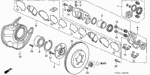 1463S87A00 - Chassis: CALIPER SET, FR. for Acura Image