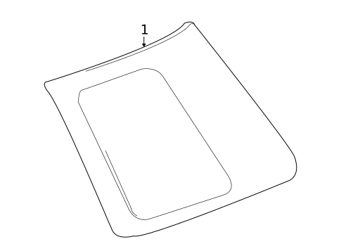 Glass & Hardware for 2010 Toyota FJ Cruiser #0