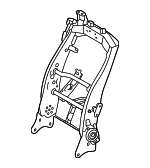 7910408060 - Body: Seat Back Frame for Toyota Image