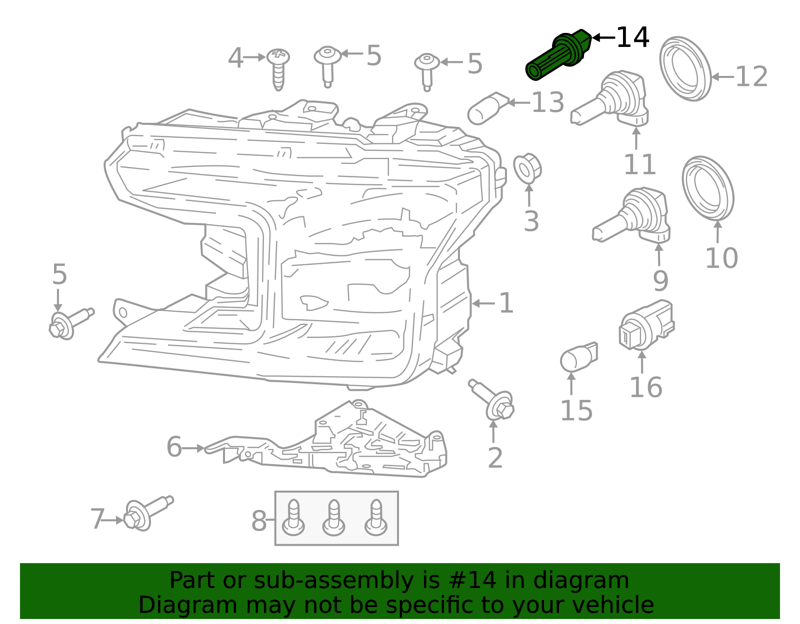 2015-2025 Ford Socket BB5Z-13411-A | TascaParts.com