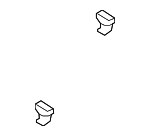 3B0857561BB41 - Body: Sun-visor Bracket for Volkswagen Image