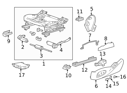 Lumbar Control Seats for 2020 Chevrolet Impala #0