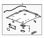 8157797160 - Body: Headliner for Isuzu Image