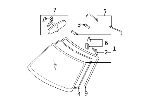 Reveal Moldings for 2005 Subaru Forester #0