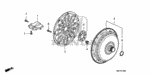 21351RNA000 - Engine: COVER, TORQUE CONVERTER CASE for Honda Image