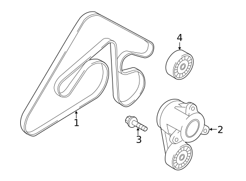 Belts & Pulleys for 2017 Genesis G90 #0