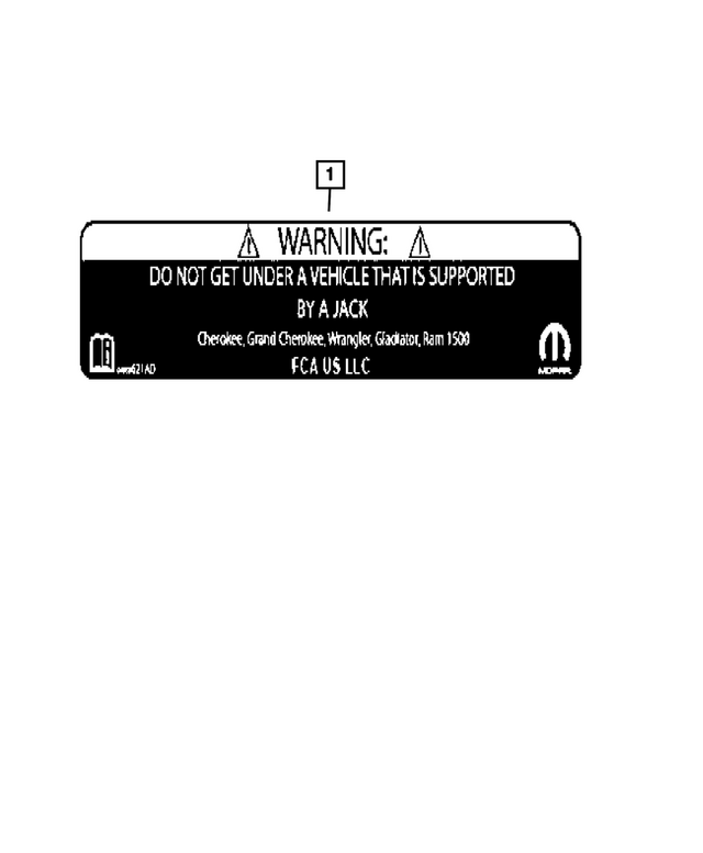« 4858621AD – Labels : Mise En Garde Au Sujet Du Cric Etiquette pour Mopar Image »