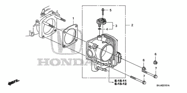 Throttle Body ('07-) for 2007 Honda Odyssey #0