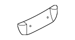 9J1807801OK1 - Body: License Plate Bracket for Porsche Image