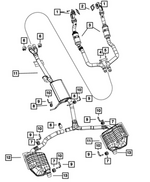 68038390AE - Exhaust: Front Pipe And Converter, Right for Mopar Image