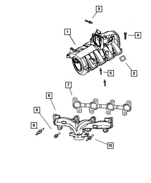 Manifolds for 2005 Jeep Grand Cherokee #0