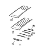68630257AB - : Roof Front Header for Mopar Image