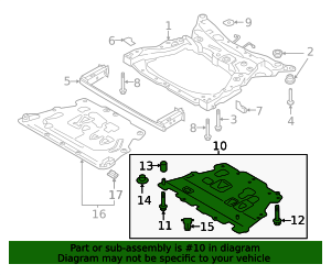 32289658 - High-Quality Powertrain Skid Plate for 2020-2025 Volvo ...