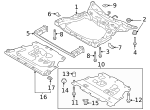 31360662 - Suspension: Engine Cradle Bushing for Volvo Image