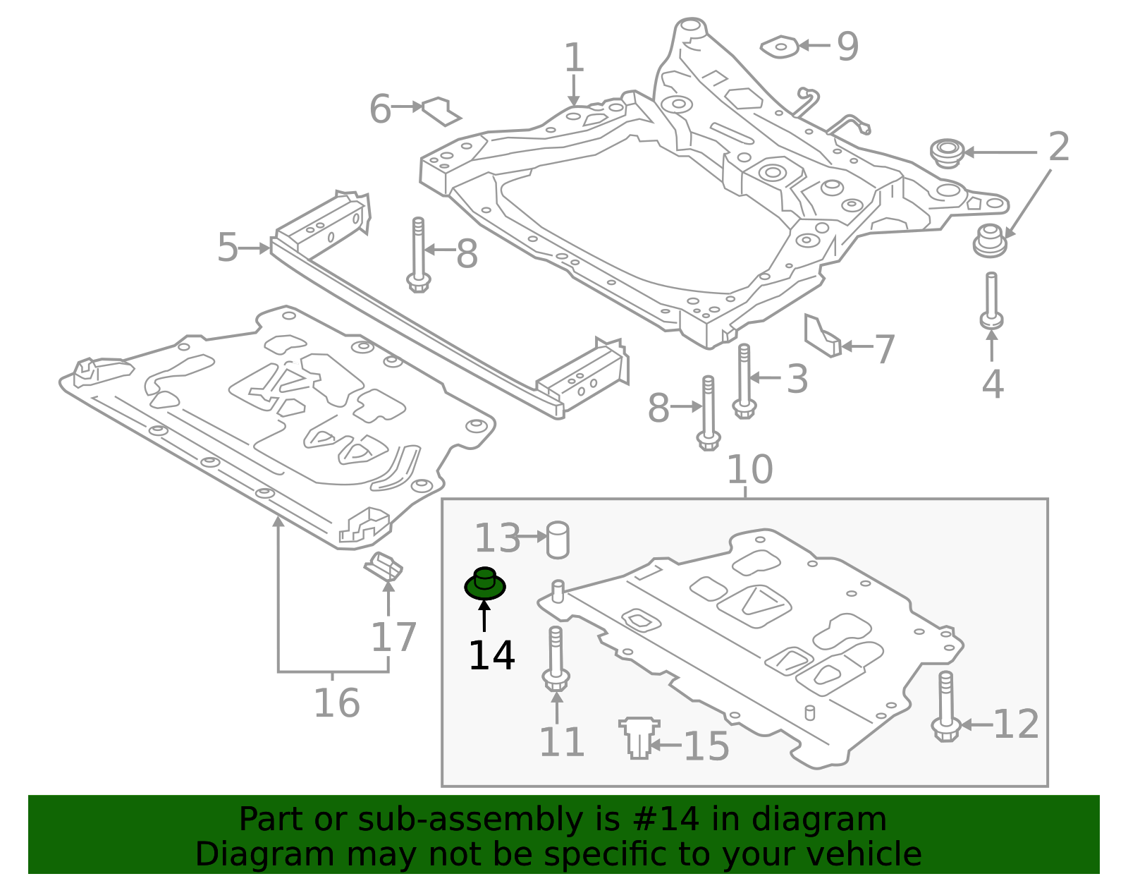 2016-2025 Volvo Protect Plate Nut 986769 | TascaParts.com