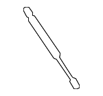 3B5827550E - : Trunk Lid Lift Support for Volkswagen: Jetta, Passat Image