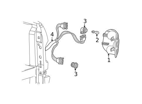 Combination Lamps for 1998 Ford F-250 #1