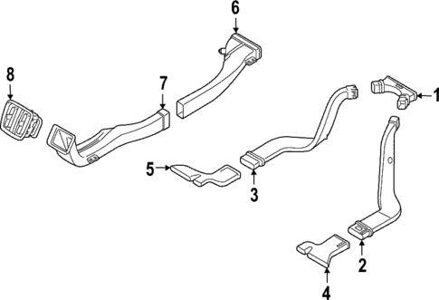 Ducts for 2026 Volvo EC40 #1