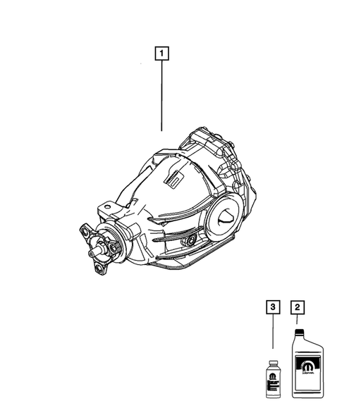 Rear Axle Assembly for 2009 Dodge Charger #0