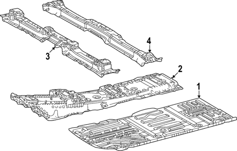 Floor & Rails for 2025 Toyota bZ4X #0