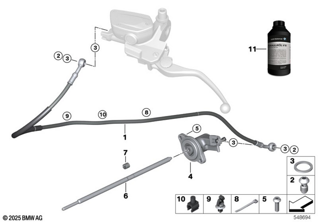32725A65739 - Clutch: Clutch Line -  for BMW-Motorrad Image